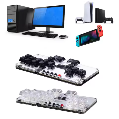 Joystick Arcade Hitbox Controller Leverless Arcade Stick Controller Fightstick Arcade Gmaepad Contro