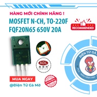 [1 CON] N-Channel Mosfet, FQF20N65 CS20N65F 20N65 650V 20A TO-220F, Genuine Product