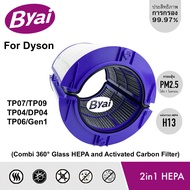 อะไหล่ไส้กรองเครื่องฟอกอากาศ for Dyson Purifier Cool TP07/TP09/TP04/DP04/TP06/Gen1 (Combi 360° Glass