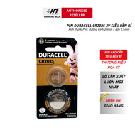 Vỉ 2 Viên Pin CR2025 DURACELL Lithium 3V - Hàng chính hãng
