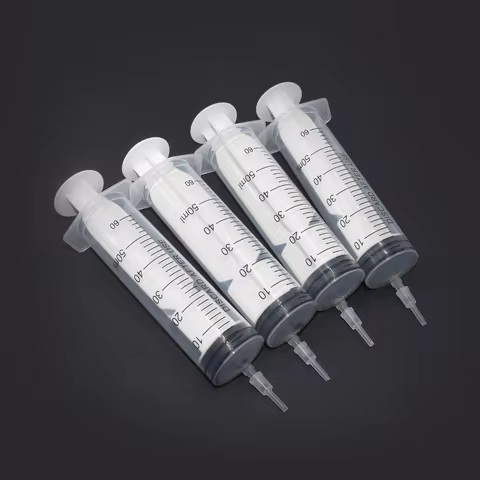 4pcs Ink Refill Tool 60ml Syringe With Blunt Needle For EPSON Canon HP Brother CISS Tank Refillable 