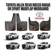GR SPORT MUDFLAPS TOYOTA HILUX REVO ROCCO ROGUE MUDGUARD MUDFLAPS TYRE COVER GAZOO RACING