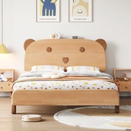 【SG Sellers】Solid Wooden Bed Frame Bed Frame With Mattress Single/Queen Bed Frame