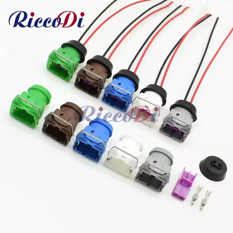 1 Set 2 Pin Car Wire Connector Female Fuse Plug Automotive Wiring Terminal Socket For Car DJ7024A/B/