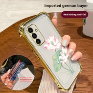 Four corners - Pink Lotus Samsung A14 4G=5G- Samsung A15- Samsung A16- Samsung A24 4G- Samsung A25 5