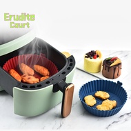 [EruditeCourtS] Air Fryers Oven Baking Tray Fried Chicken Basket Mat Airfryer Silicone Bakeware [NEW]