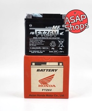 แบตเตอรี่ ฮอนด้า แท้ FTZ6V (5.3 Ah / 90 CCA) รถ AT. 125 - 160 / Idling Stop , CBR150R , CB150R (3150
