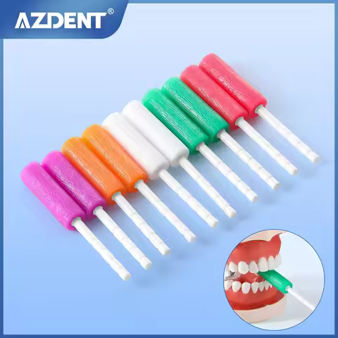 10Pcs AZDENT Dental Stick Orthodontic Bite Aligner Seaters Silicone Teeth Stick Bite for Dental Invi