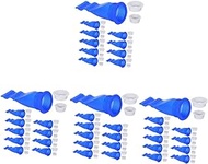 Veemoon 40 Pcs Silicone Drain Stopper Sink Floor Drain Backflow Preventer Sewer Plugs Floor Drain Core Silicone Strainer Washing Machine Hose Seals Drain Pipe