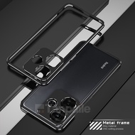 Tanpaile- Aluminum Alloy Metal Bumper Case for Redmi POCO F6 Pro Turbo3 Turbo 3 K70 Case Lock Cover 