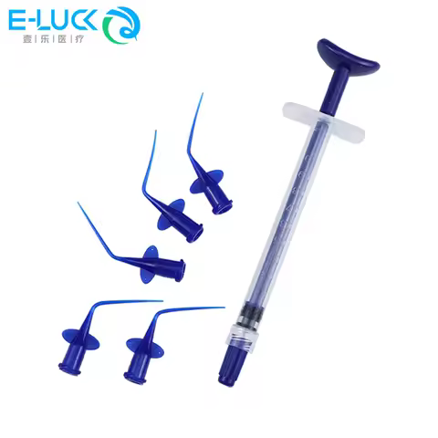 Dental Syringe Plastic Irrigation Syringe Dentristriy Material Delivery Needle Plastic Syringe Tip f