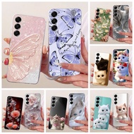 For Samsung A17 4G 5G Case SM-A175F SM-A176B New Stylish Flower Soft Slim Silicone Cover For Samsung