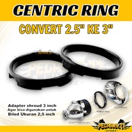 Centric Biled Lens AdapterRing 2.5 inch to 3 inch Lens Frame Tool 2.5 inch Pnp Shroud 3 inch Convert