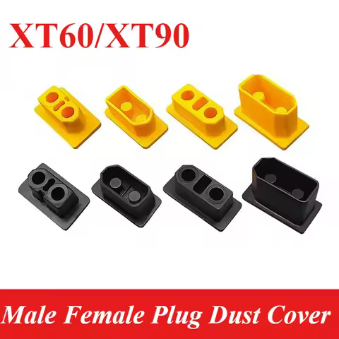 XT60 XT90 Plug Universal Dust Cover PVC Waterproof XT90 XT60 Male Female Aircraft Model Lithium Batt