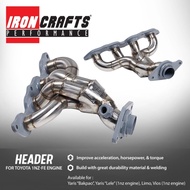 Ironcrafts Header Toyota 1NZ-FE/2NR-FE/2NR-VE/2NR-VE Hybrid Engine (Yaris/Vios/Sienta/Avanza W100/Ve