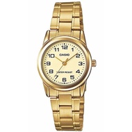 CASIO LTP-V001G-9B ANALOG DRESS VINTAGE Collection Stainless Steel Band Water Resistance LADIES / WOMEN WATCH