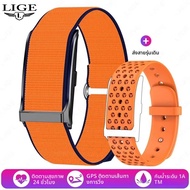 LIGE สมาร์ทวอท์ช Heart Rate เครื่องวัดความดันโลหิต Pedometer กีฬาฟิตเนส Tracker สร้อยข้อมืออิเล็กทรอ