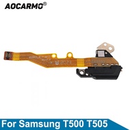 Aocarmo Headphone Jack For Samsung Galaxy Tab A7 10.4 T500 T505 Earphone Audio Port Flex Cable Repair Replacement Part