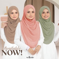 Vellerie Tudung Instant Chiffon Aileen - Sarung Sekali Sahaja