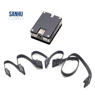 DC5525 12V to 5V  Hard Disk SSD HDD Power Supply DC- Cable 5SATA