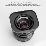 Square Lens Hood Shade Accessory for DV Camcorder Digitar