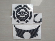 emblem timbul tanki Yamaha R15 v2/ stiker timbul segitiga R15v2/ setiker kunci kontak R15