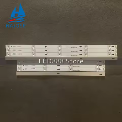 8pcs LED Backlight Strip For 55" Tv TCL 55S62