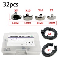 Dental Sectional Matrix System Sectional Contoured Metal Matrices Matrix Bands Resin Clamping Ring D