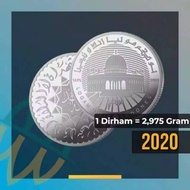 Coins 1 Dirham 2.975 Grams Antam Fine Silver