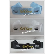 Ready Stock King Selempang Sash Party Decoration