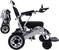 Luxurious and lightweight Foldable Lightweight Deluxe Power Mobility Aid Wheel Chair Dual “500W” Motors Dual Battery Portable Electric Wheelchair