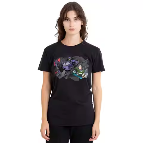 Lightyear Emperor Zurg And Buzz T Shirt S 2Xl Black