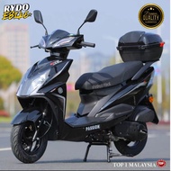 2026 EV Skuter Elektrik Scooter Motorcycle 3 Speed Scooter Bike 48V/60V Battery LED Headlight Ride F