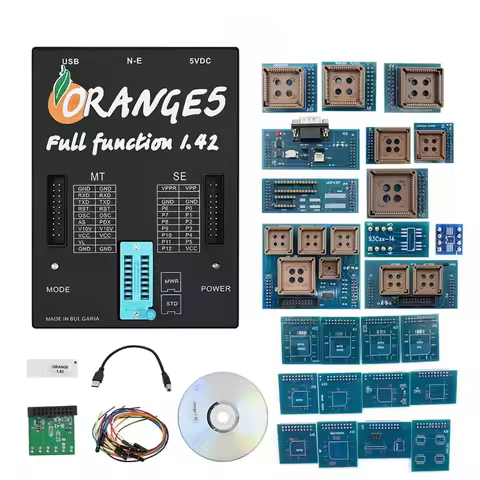 New Arrival Orange 5 Programmer V1.42 With Full Adapters Orange 5 ECU Tool Add New License Renesas H