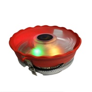 【Worth-Buy】 Cpu Cooler 12cm 3pin Led Rgb Cooling Fan For Lga 775/1156/1155/1151/1150/amd