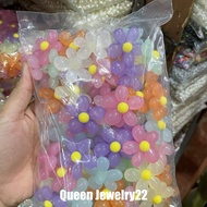 MATAHARI 1 pound mixed color sunflower bead beads