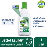 เก็บโค้ดส่วนลดภายในร้าน Dettol เดทตอล ลอนดรี แซนิไทเซอร์ ผลิตภัณฑ์ฆ่าเชื้อแบคทีเรียสำหรับเสื้อผ้า ขนาด750มล1ขวด