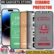 Ceramic Screen Protector for Honor X9 5G / X9 / X8b / X8 4G / 5G / X7a / X7b / X6 5G / X6a / X5 + / 