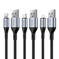 OWIRE Fast Charging Cable Nylon Braided 2.4A Fast Charge for iPhone13 12 12mini 12 pro, iPhone 11 Pro MAX, 11 Pro 11 X XS XR XS Max 8 7 6 6s iPad Pro 10.5 /12.9