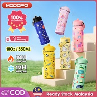 MODOFO 18oz Kids Tumbler Thermos Bottle Kids Botol air budak SUS Water Bottle Aquaflask Tumbler Cute