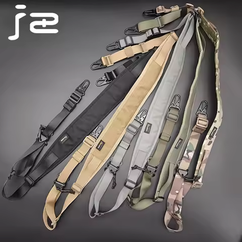 Tactical Rifle Sling Slingster Multi-Functional Modular Strap Removable 2 Point / 1 Point 2.25" Padd