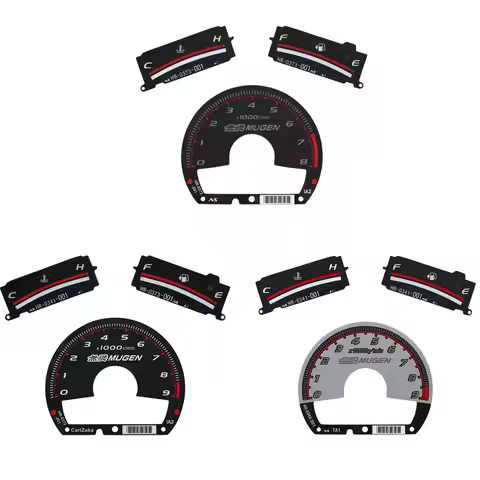 Gauge Face for Honda Civic FA5 FG2 FA1 FD1 MUGEN Style 9000rpm 8000rpm with 20 pcs LED Lamp Beads