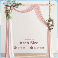 [mojotorw7] 2Pcs Wedding Arch Flowers Hanging Rustic Green Leaves Corner Flowers Garland