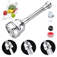 全城熱賣 - 水槽曝氣器,廚房水龍頭篩檢程式,水龍頭噴霧器,360度水龍頭曝氣器帶3模式,適合洗碗,洗蔬菜和洗水果淋浴,防濺,可移動