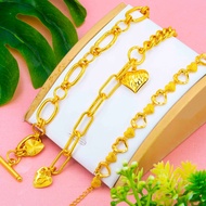 2023 Gelang Dewasa Viral Emas Bangkok Shine Pung Store