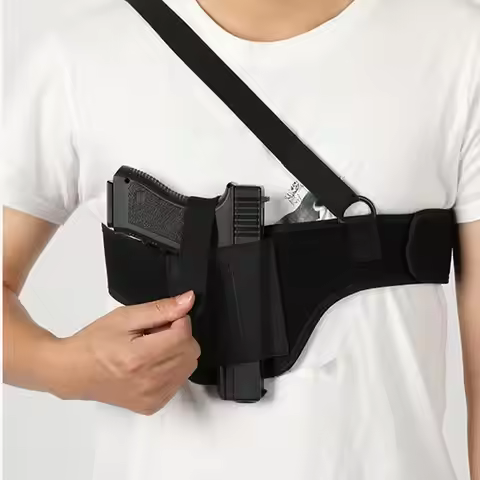 Underarm Hidden Shoulder Holster Universal Carry 45 inches Waist Cover for Glock G17 19 G43 Taurus G
