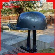 หมวกกันน็อครถจักรยานยนต์ German Style Vintage Motorcycle Half Open Face Helmet Motocross Bike