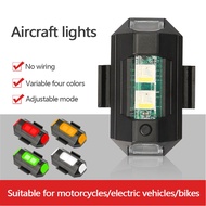 Universal strobe light 7-color rechargeable aircraft light outdoor bicycle motorcycle riding sports 