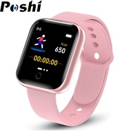 POSHI Women Smart watch Multifunctional Sports Bracelet Smart Wristband Waterproof Fitness Tracker Full Touch Screen Heart Rate Smartwatch for Android Ios