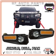 HIGH QUALITY 4X4 BULL BAR FOG LAMP SIGNAL LAMP JUNGLE PIAK BULL BUMPER LAMPU LED BULB